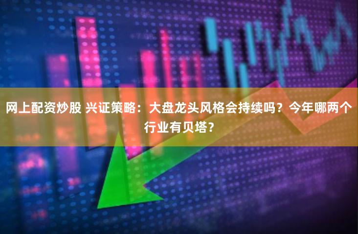 网上配资炒股 兴证策略：大盘龙头风格会持续吗？今年哪两个行业有贝塔？